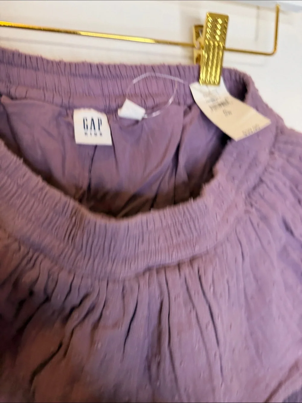 Gap Tiered Ruffle Mini Skirt in Mauve
